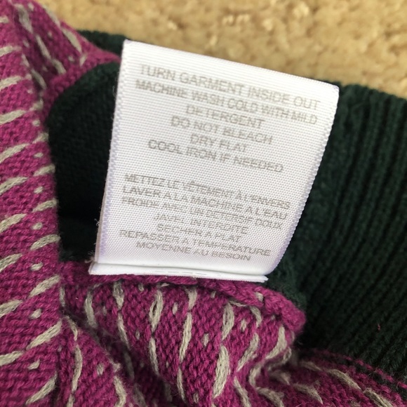 Colorblock Fair Isle Knit Nordstrom Sweater EUC - Picture 5 of 5